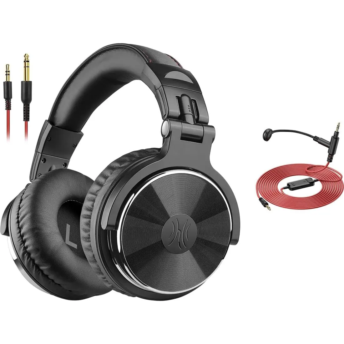 OneOdio Pro-10 — Headphones + boom microphone cable